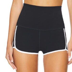 Free People FP Movement Pink Island Time Ultra High Waisted Shorts with Pockets